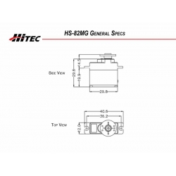 Hitec HS-82MG Micro (bez pudełka)